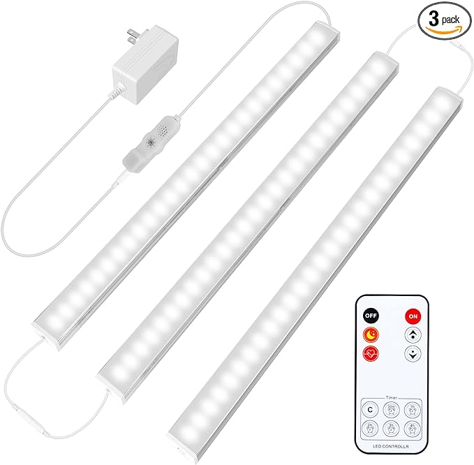 Maylit Under Cabinet Lights Plug in - Under counter led lights for kitchen