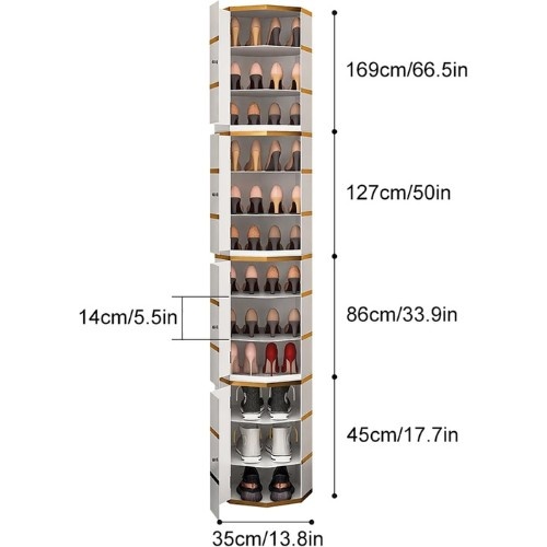 rotating shoe rack amazon