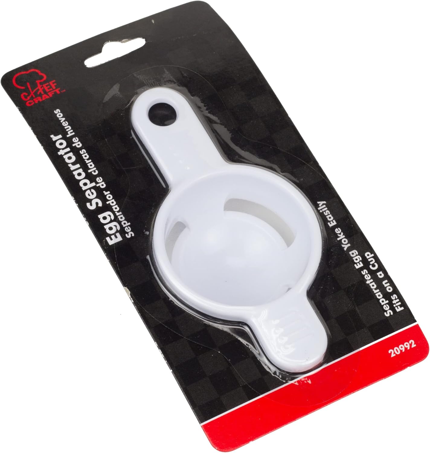 Chef Craft Basic Plastic Egg Separator_Top egg yolk separator