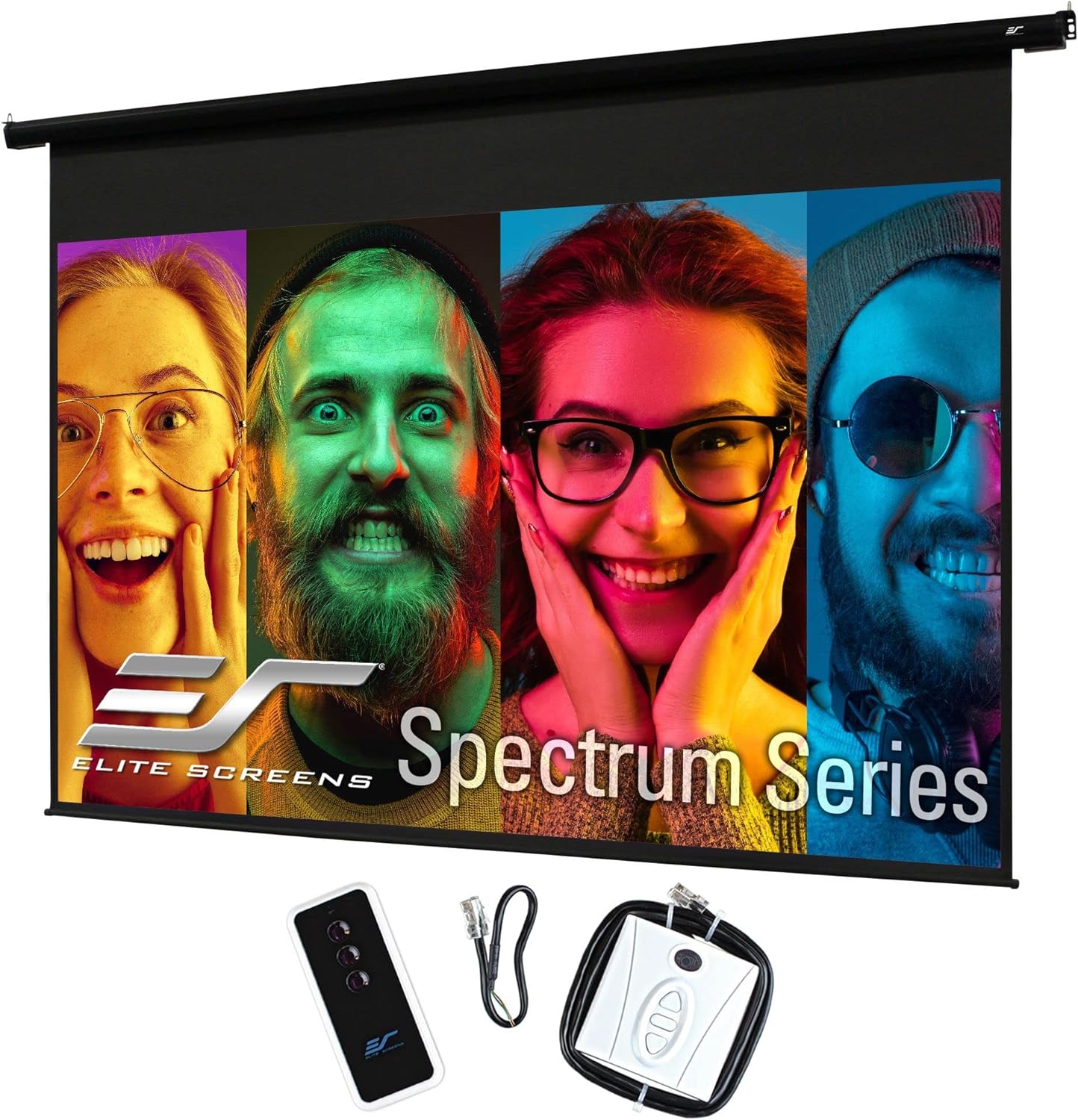 Elite Screens Spectrum 100_projector screen floor rising