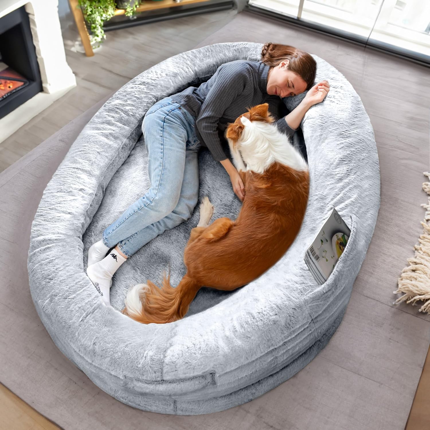 Human Dog bed for adults_X-large human dog beds