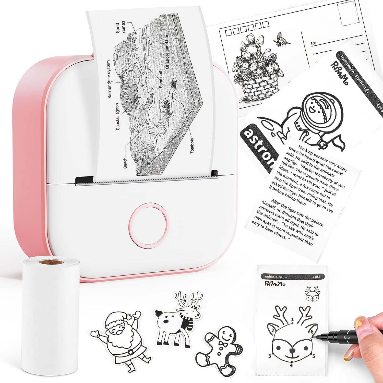 Mini Printer Sticker Maker_Mini Inkless Printer