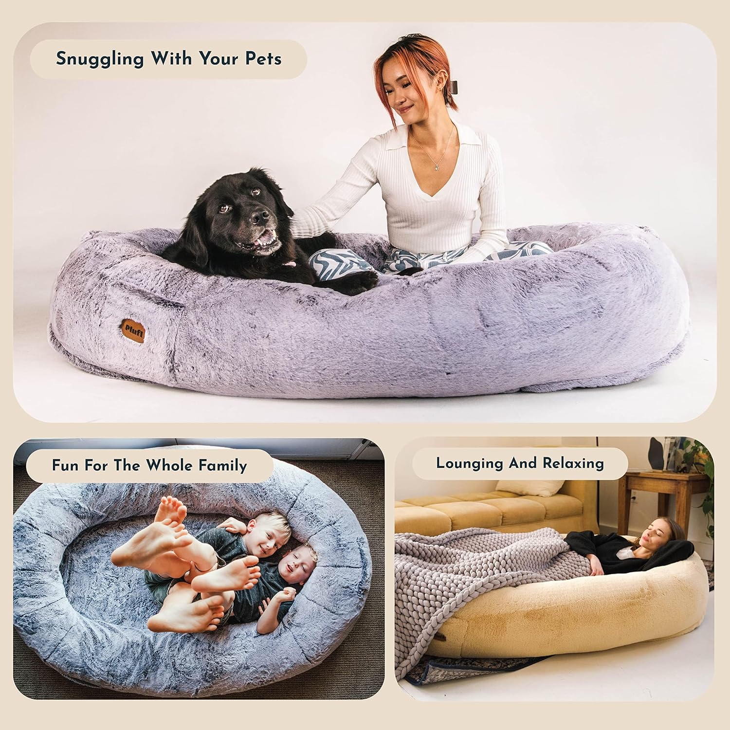 Plufl, The orignal_Macy's human dog bed