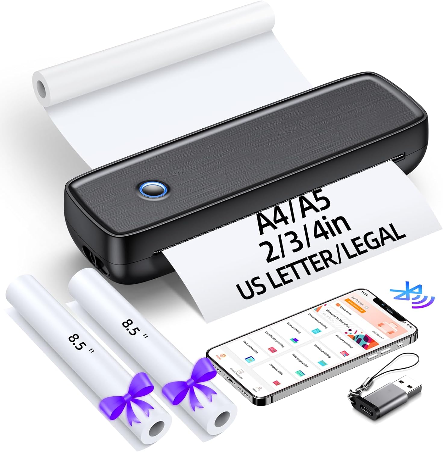 Portable Printer Wireless_inkless printer amazon