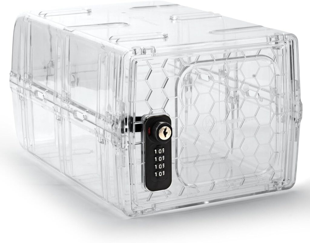 locked fridge box