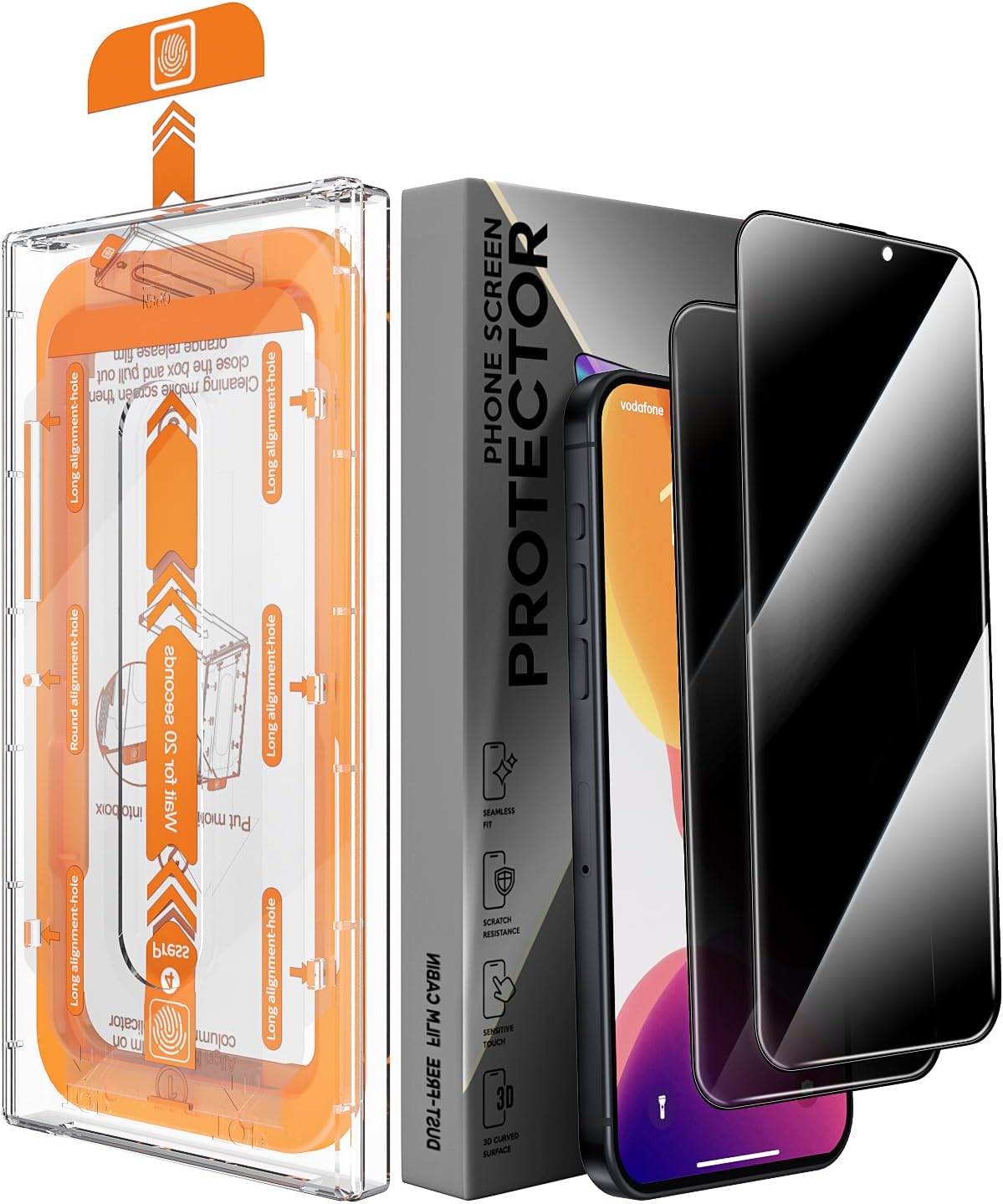 X-it 2 Packs for iPhone 15_iphone 15 pro max privacy screen protector
