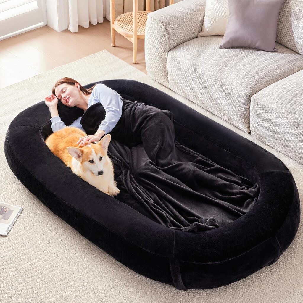 human dog bed adjustable