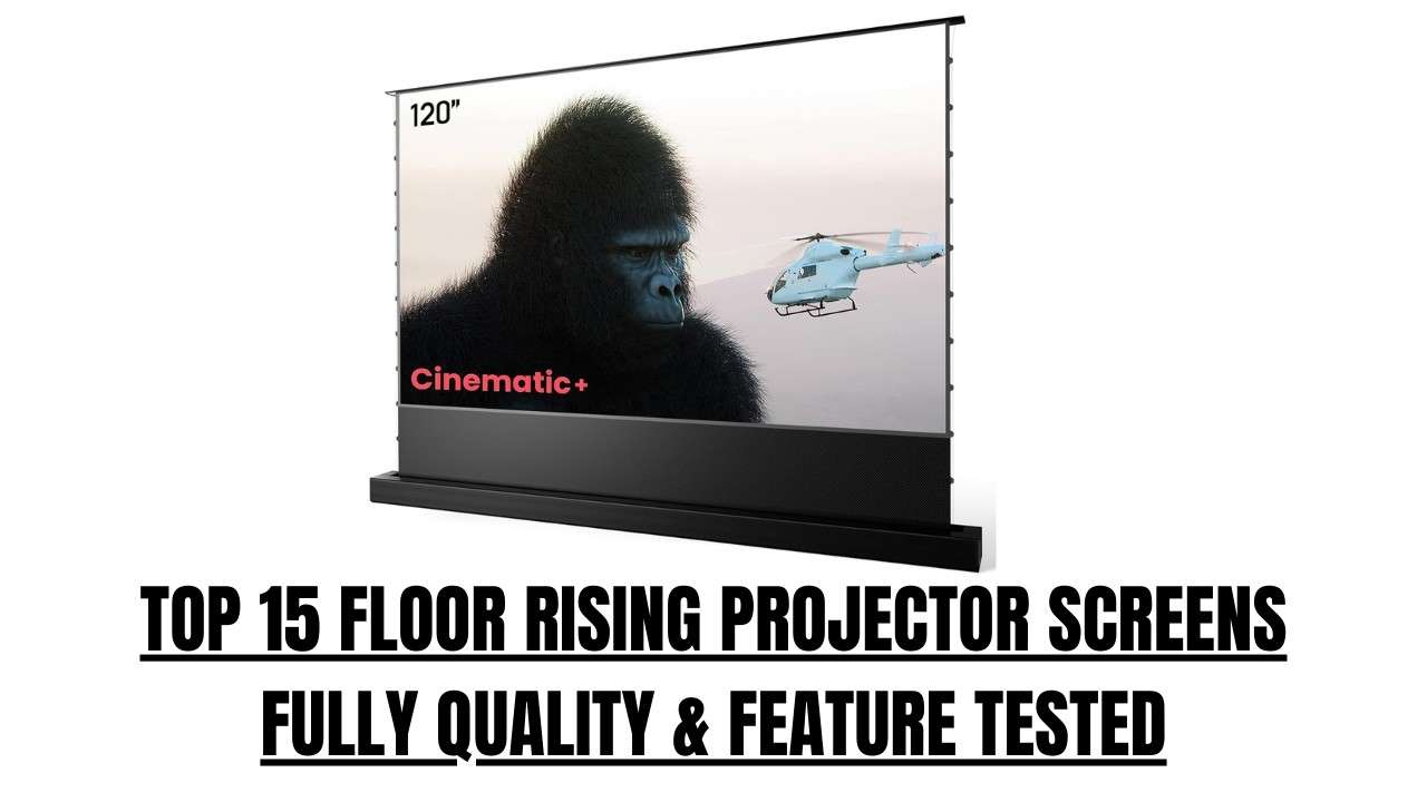 floor rising projector screen