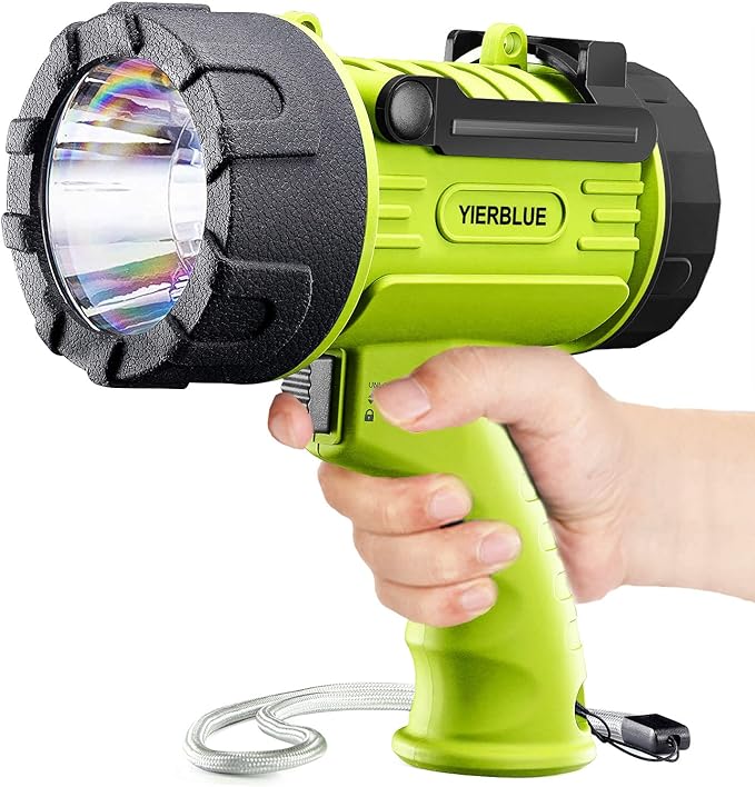 YIERBLUE Rechargeable Spotlight Flashlight - Best rechargeable led flashlight