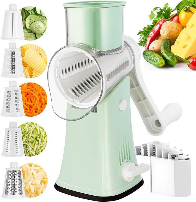 Rotatory Cheese Grater with Handle