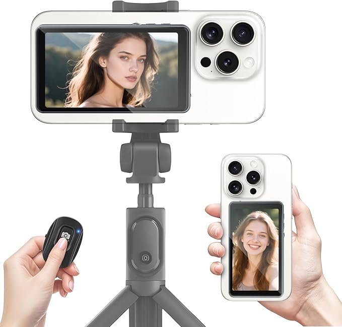 Selfie Monitor Screen – Magnetic Vlog Display