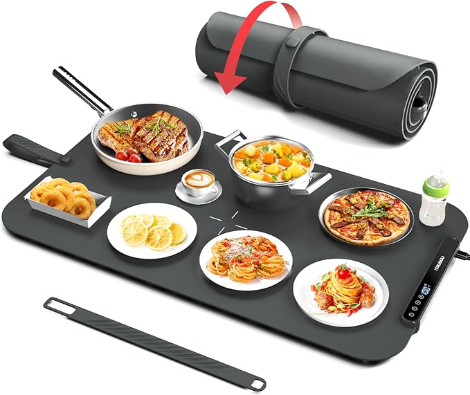 iTRUSOU Silicone Electric Warming Tray with 7 Temp-Settings