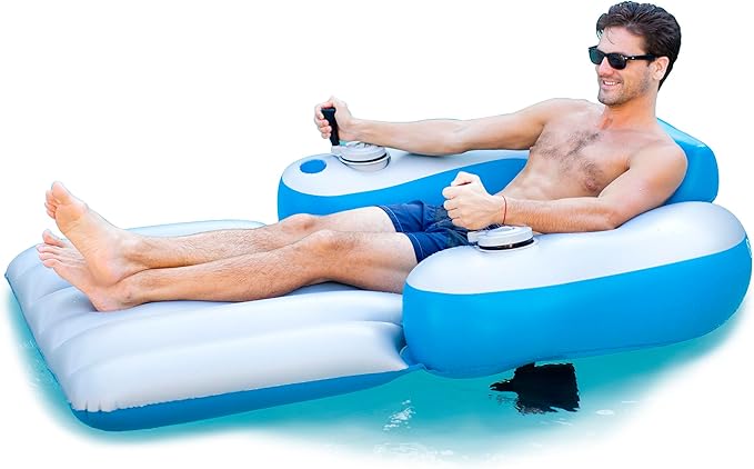 Pool Lounger with Joysticks